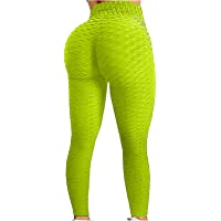 Los mejores  - riou Leggings Push Up Mujer Deporte Elásticos Mallas Pantalones de Yoga Levantamiento de Cadera Leggins con Bolsillos…